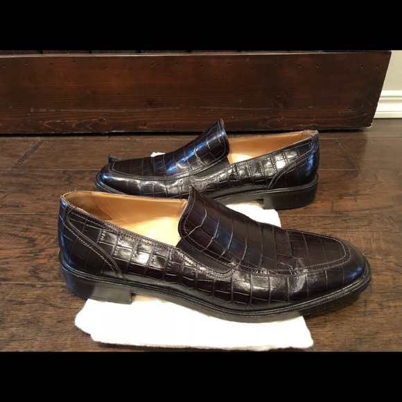 Cole Haan Embossed Croc